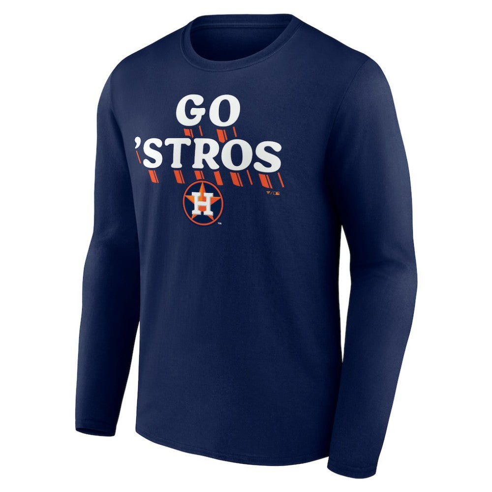 Houston Astros Go Stros Long Sleeve T-Shirt Navy