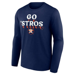Houston Astros Go Stros Long Sleeve T-Shirt Navy