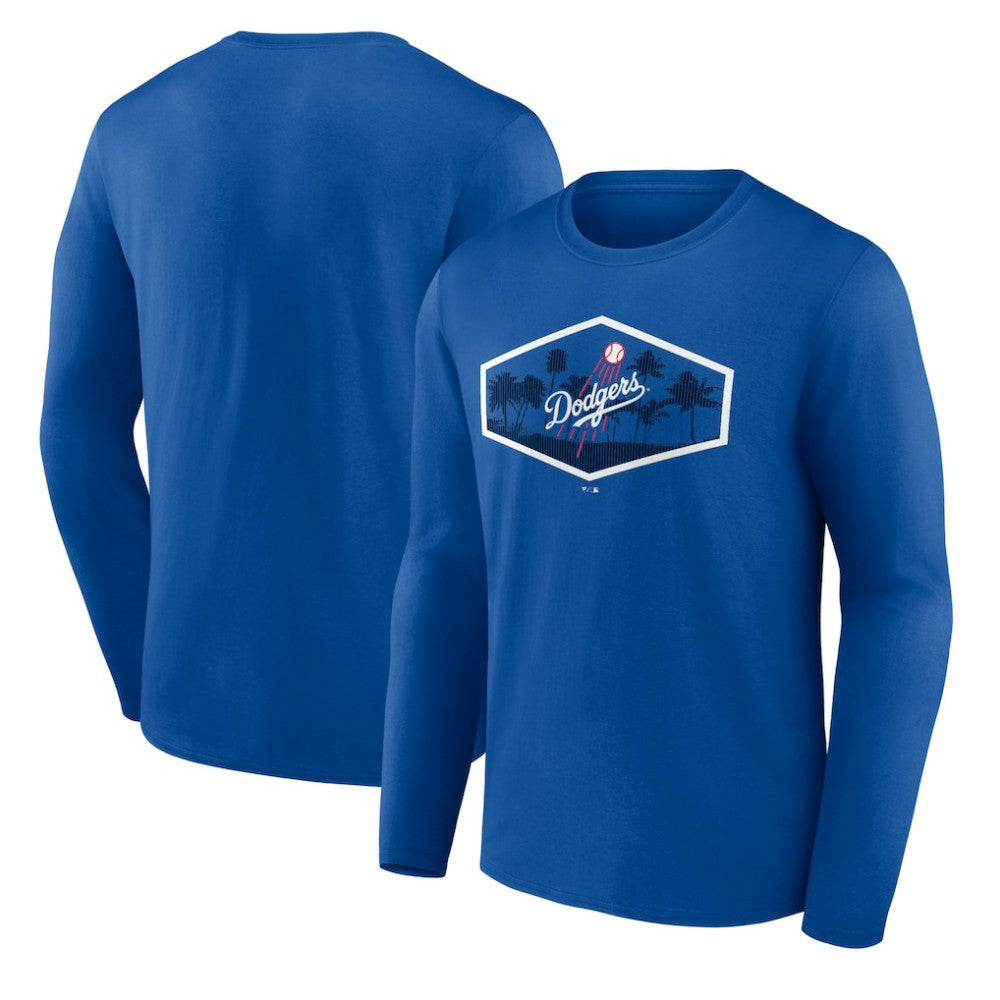 Los Angeles Dodgers Scoreboard Long Sleeve T-Shirt Royal