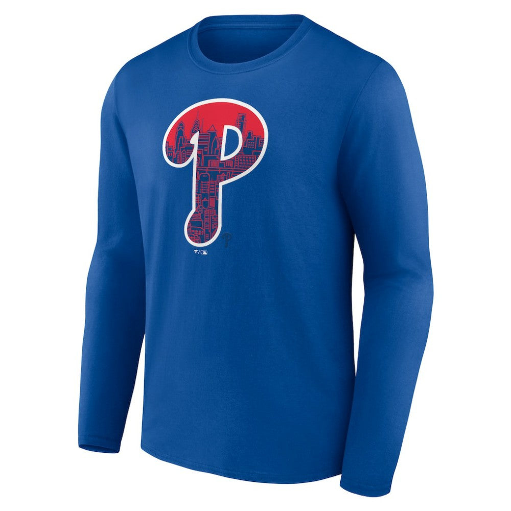 Philadelphia Phillies City P Long Sleeve T-Shirt Royal