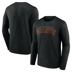 San Francisco Giants Giants Alternate Club Lettering Long Sleeve T-Shirt Black