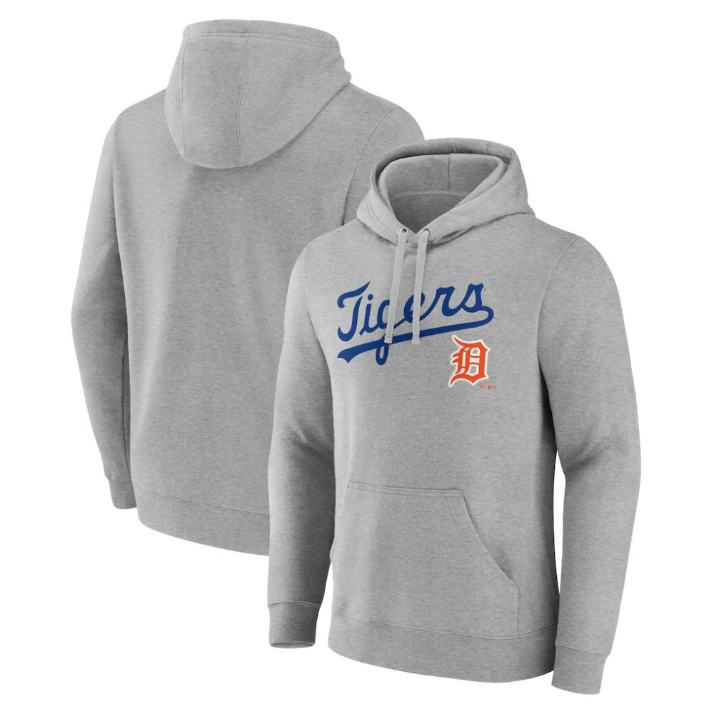 Detroit Tigers Wahconah Pullover Hoodie Gray