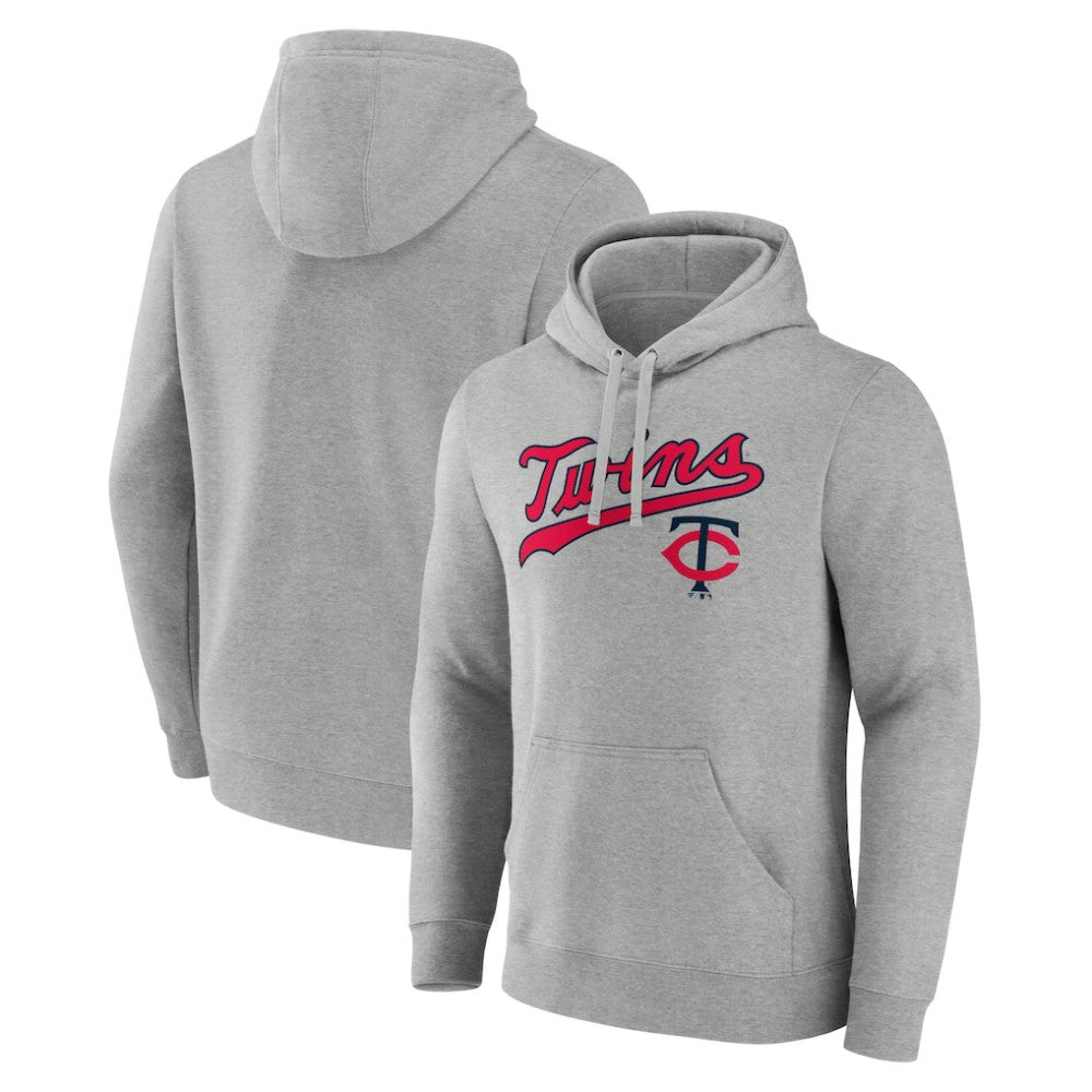 Minnesota Twins Wahconah Pullover Hoodie Gray