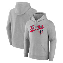 Minnesota Twins Wahconah Pullover Hoodie Gray