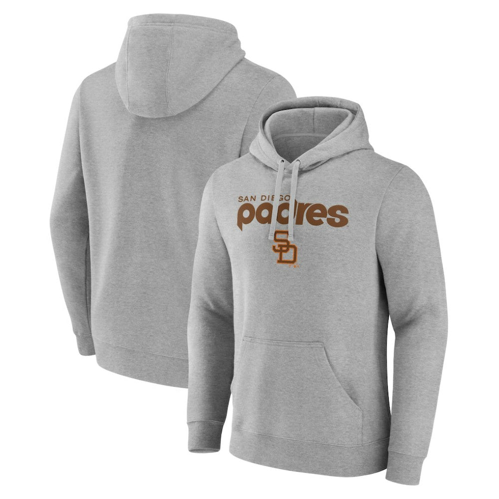 San Diego Padres Wahconah Pullover Hoodie Gray