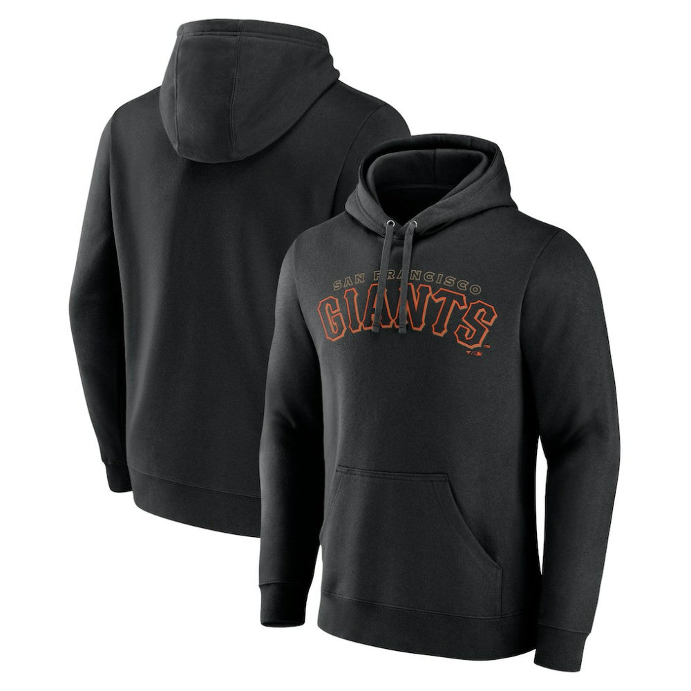 San Francisco Giants Giants Alternate Club Lettering Pullover Hoodie Black
