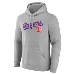 Texas Rangers Wahconah Pullover Hoodie Gray