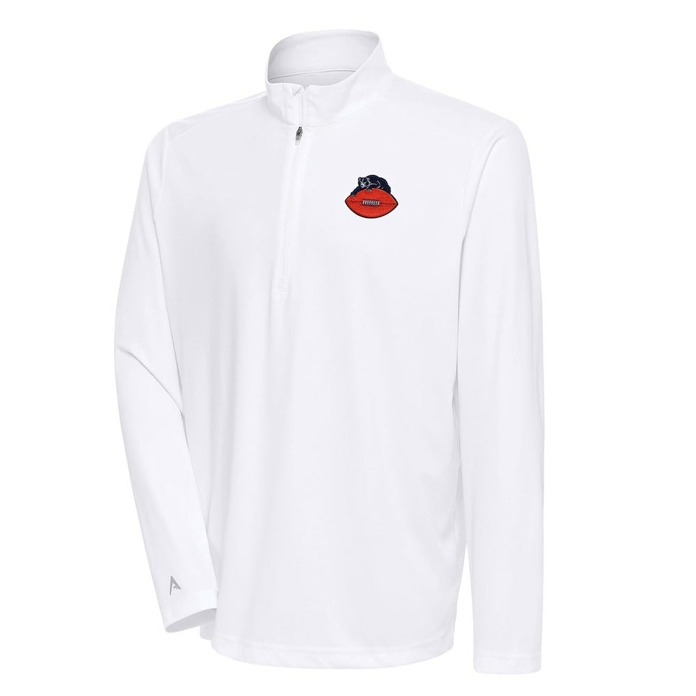 Chicago Bears Antigua Team Logo Throwback Tribute Quarter-Zip Pullover Top - White online