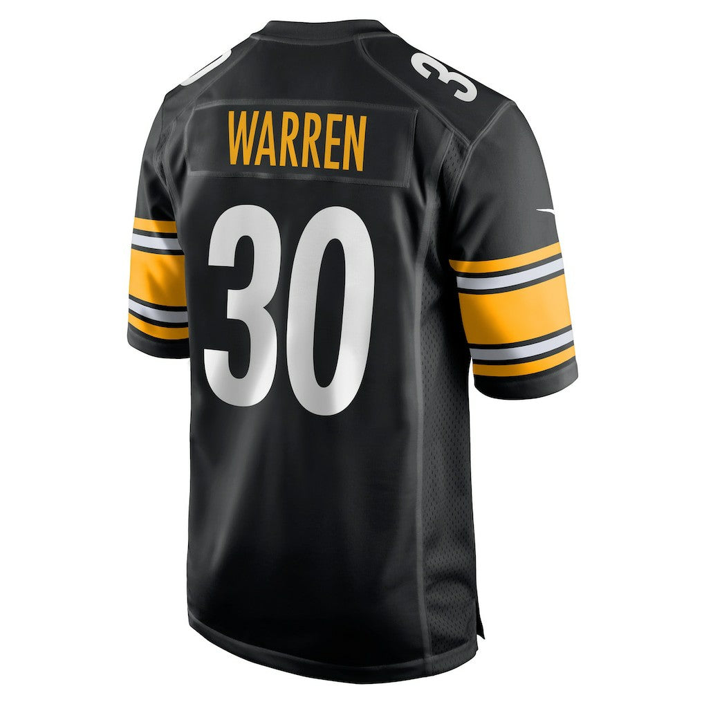 Jaylen Warren Pittsburgh Steelers Game Player Jersey - Black for sale