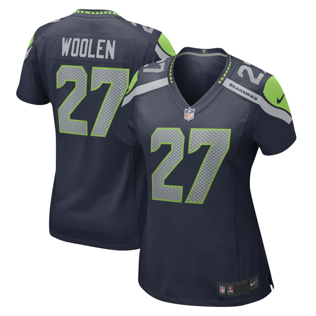 Riq Woolen Seattle Seahawks Women's Team Game Jersey - College Navy cheap