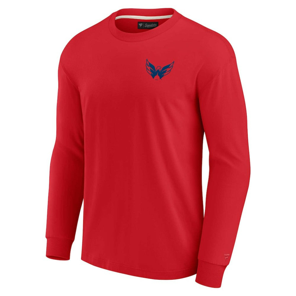 Washington Capitals Fanatics Unisex Elements Super Soft Long Sleeve T-Shirt - Red T-shirts