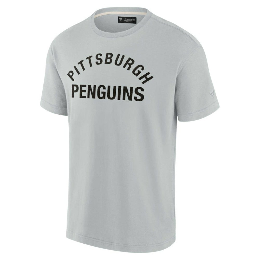 Pittsburgh Penguins Fanatics Unisex Elements Super Soft Short Sleeve T-Shirt - Gray T-shirts