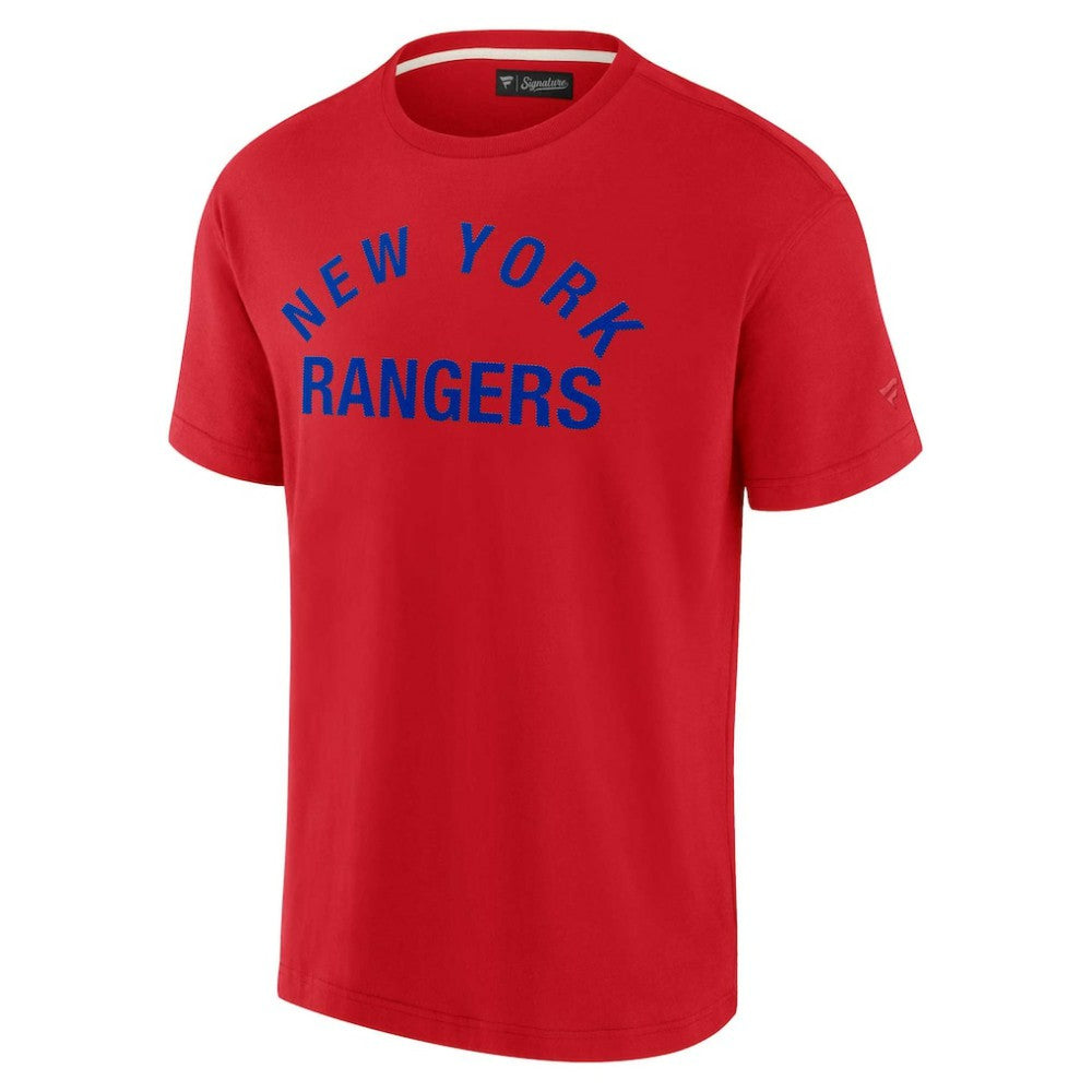 New York Rangers Fanatics Unisex Elements Super Soft Short Sleeve T-Shirt - Red T-shirts