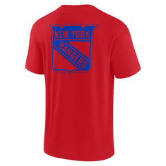 New York Rangers Fanatics Unisex Elements Super Soft Short Sleeve T-Shirt - Red T-shirts