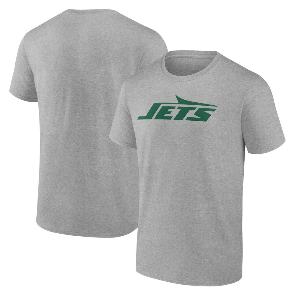 New York Jets Primary Logo T-Shirt - Heather Gray discount