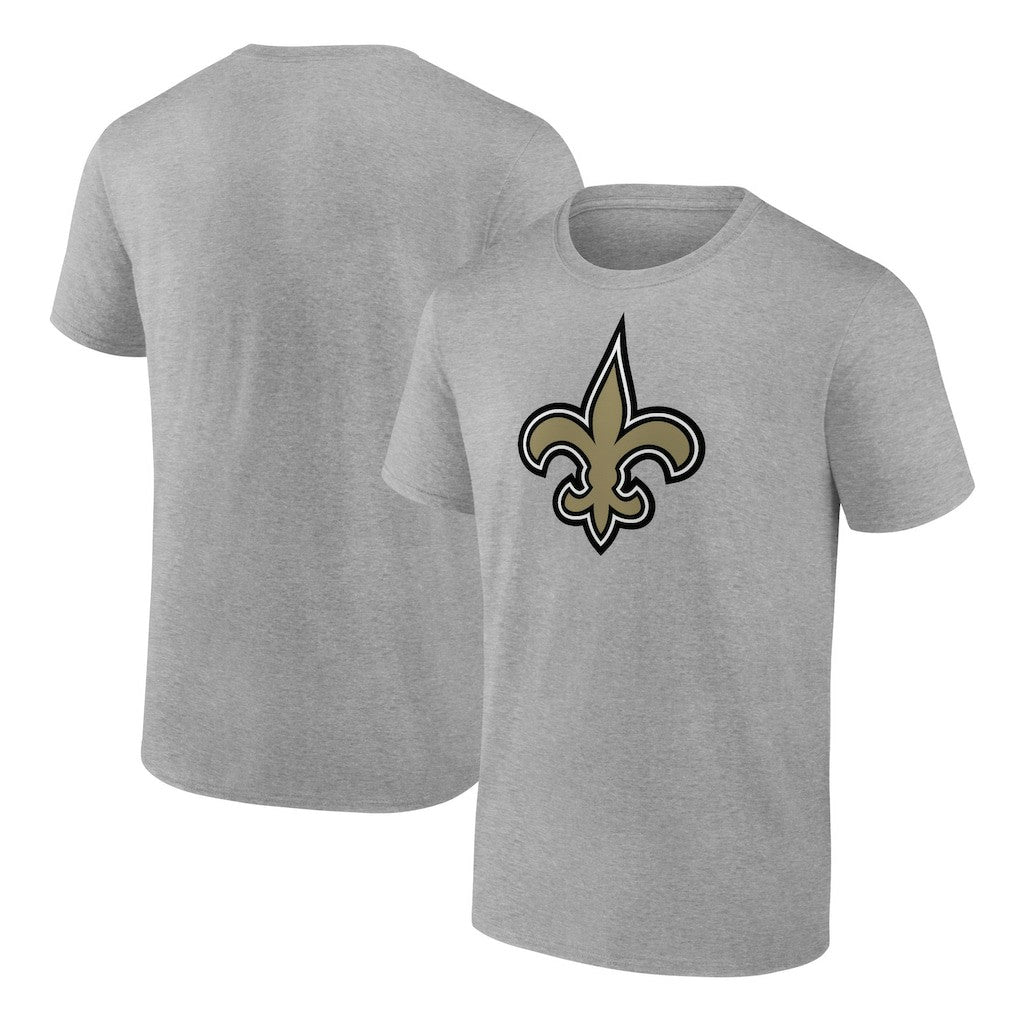 New Orleans Saints Primary Logo T-Shirt - Heather Gray sale