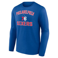Philadelphia 76ers Victory Arch Team Long Sleeve T-Shirt - Royal discount
