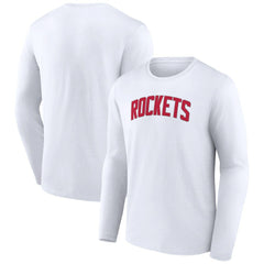 Houston Rockets Alternate Logo Long Sleeve T-Shirt - White on sale