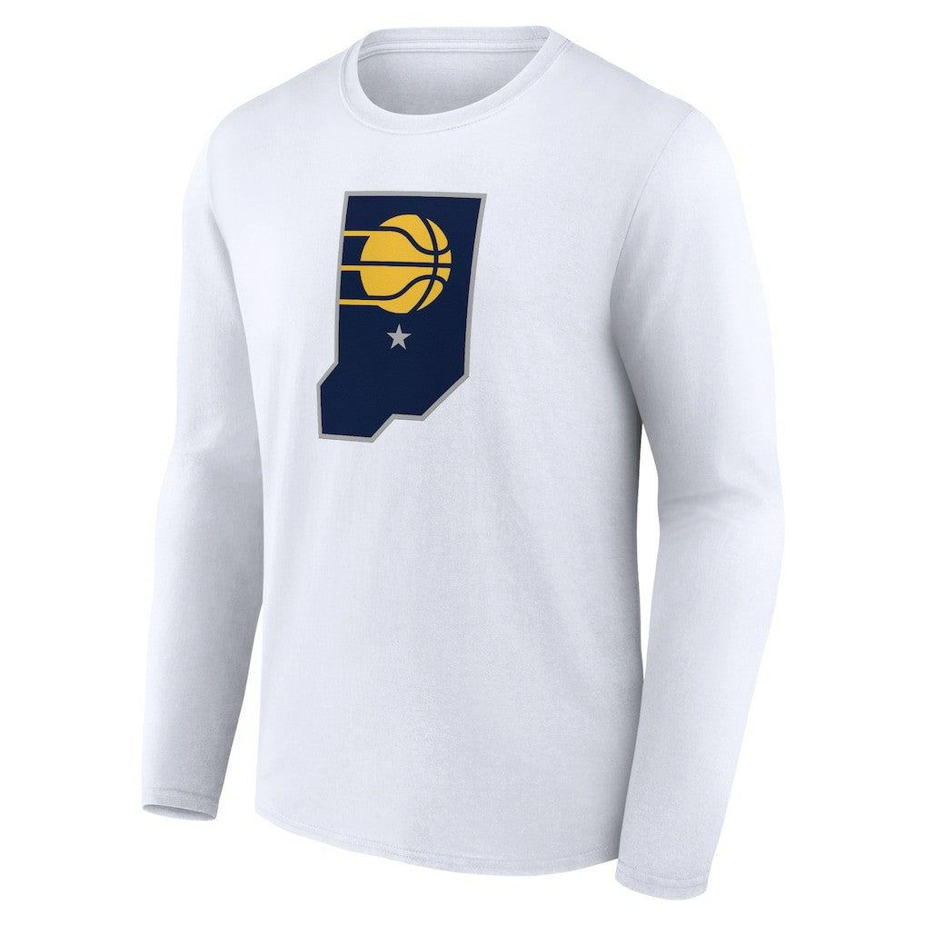 Indiana Pacers Alternate Logo Long Sleeve T-Shirt - White outlet
