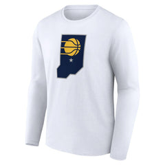 Indiana Pacers Alternate Logo Long Sleeve T-Shirt - White outlet