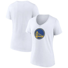 Golden State Warriors Women's Alternate Logo V-Neck T-Shirt sale - White discount