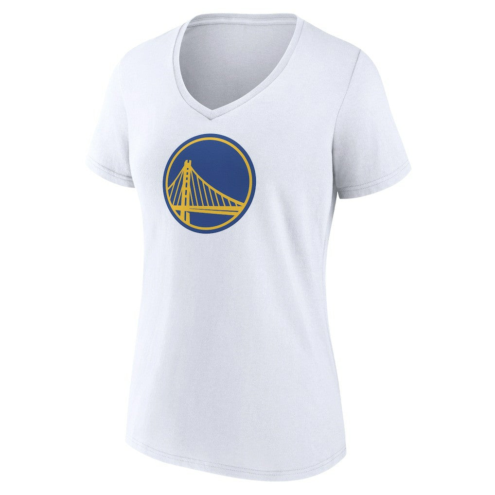 Golden State Warriors Women's Alternate Logo V-Neck T-Shirt sale - White discount