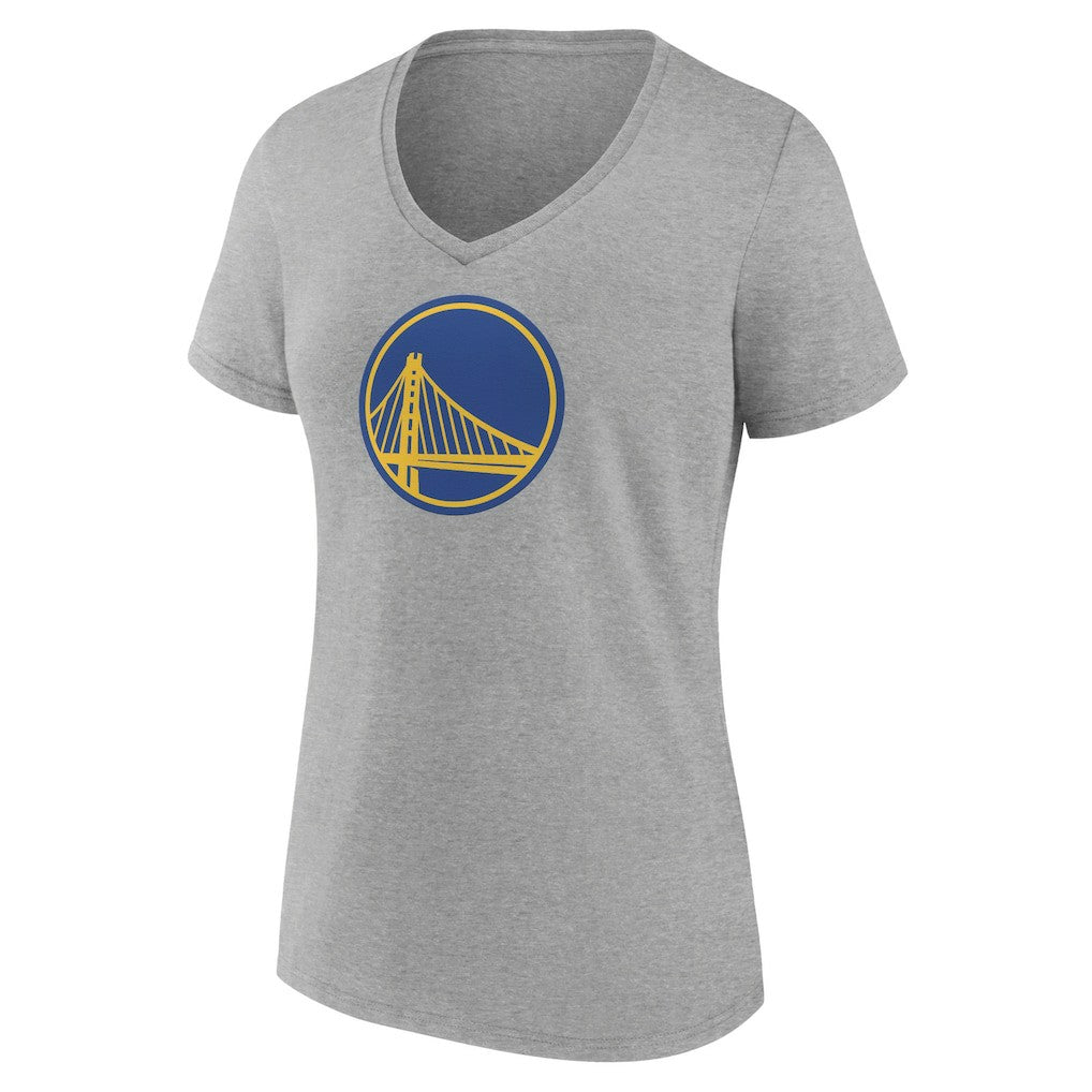 Golden State Warriors Women's Alternate Logo V-Neck T-Shirt sale - Heather Gray outlet
