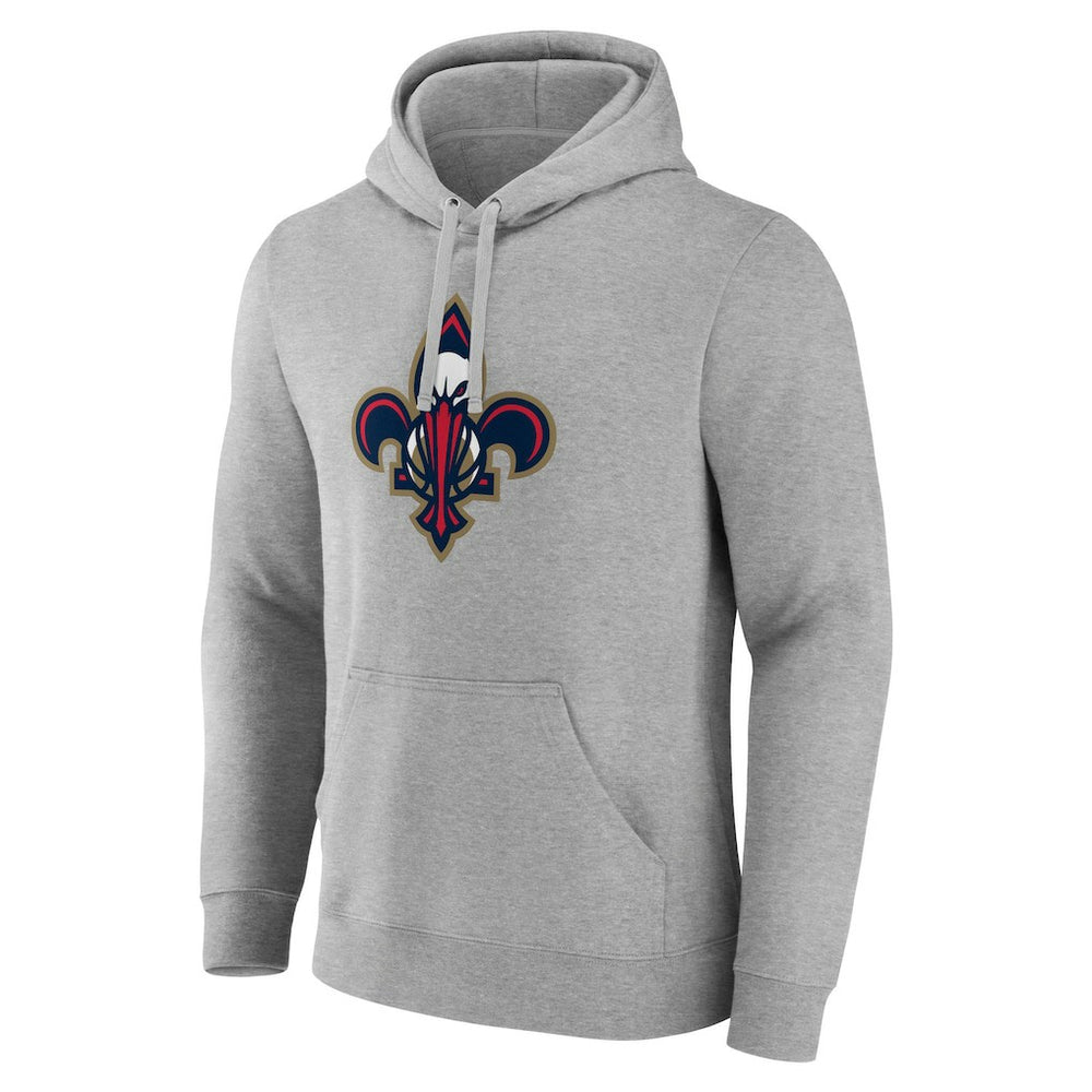 New Orleans Pelicans Alternate Logo Pullover Hoodie - Gray outlet