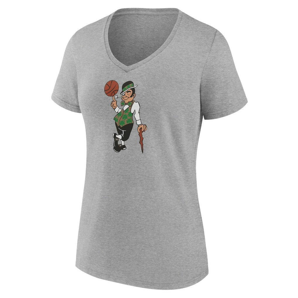 Boston Celtics Women's Alternate Logo V-Neck T-Shirt - Gray cheap