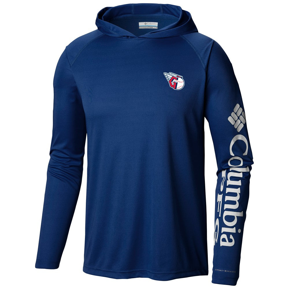 Cleveland Guardians Terminal Tackle Long Sleeve Hoodie T-Shirt Navy