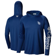 Tampa Bay Rays Terminal Tackle Long Sleeve Hoodie T-Shirt Navy