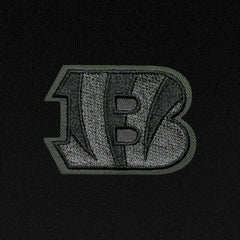 Cincinnati Bengals Antigua Tonal Logo Generation Quarter-Zip Pullover Top - Black for sale