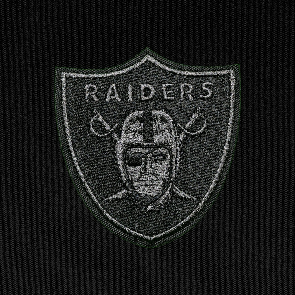 Las Vegas Raiders Antigua Tonal Logo Generation Quarter-Zip Pullover Top - Black discount