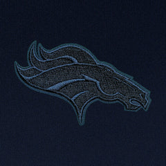 Denver Broncos Antigua Tonal Logo Tribute Quarter-Zip Pullover Top - Navy on sale