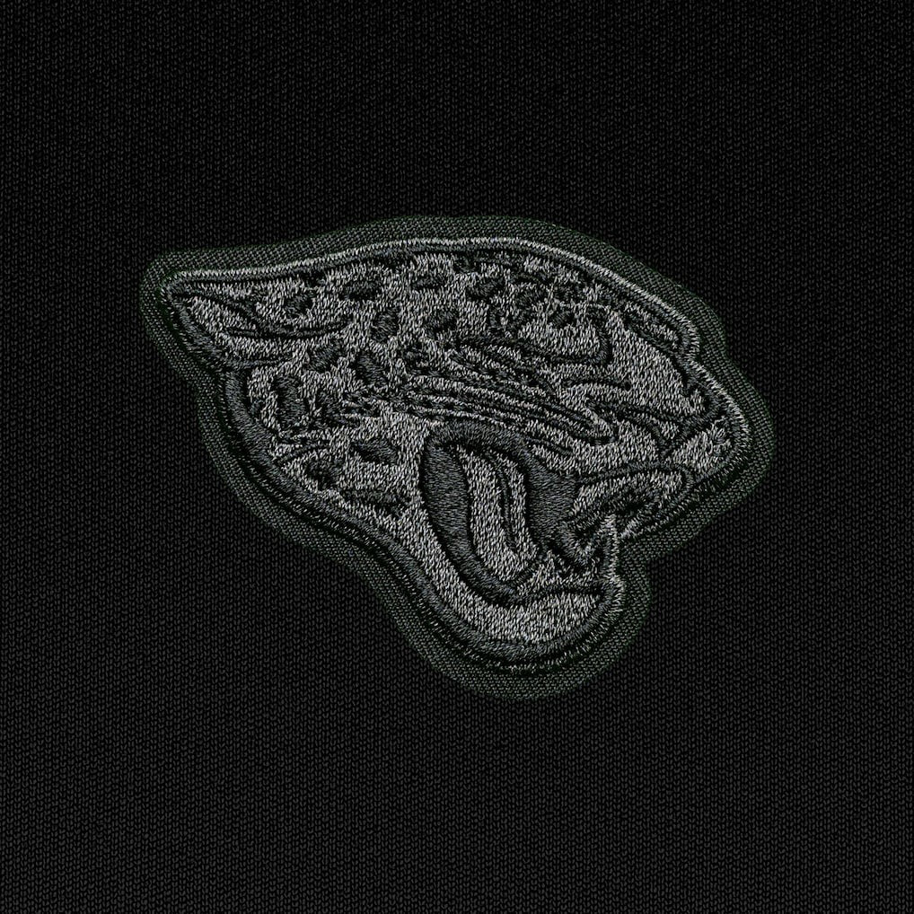 Jacksonville Jaguars Antigua Tonal Logo Tribute Quarter-Zip Pullover Top - Black online