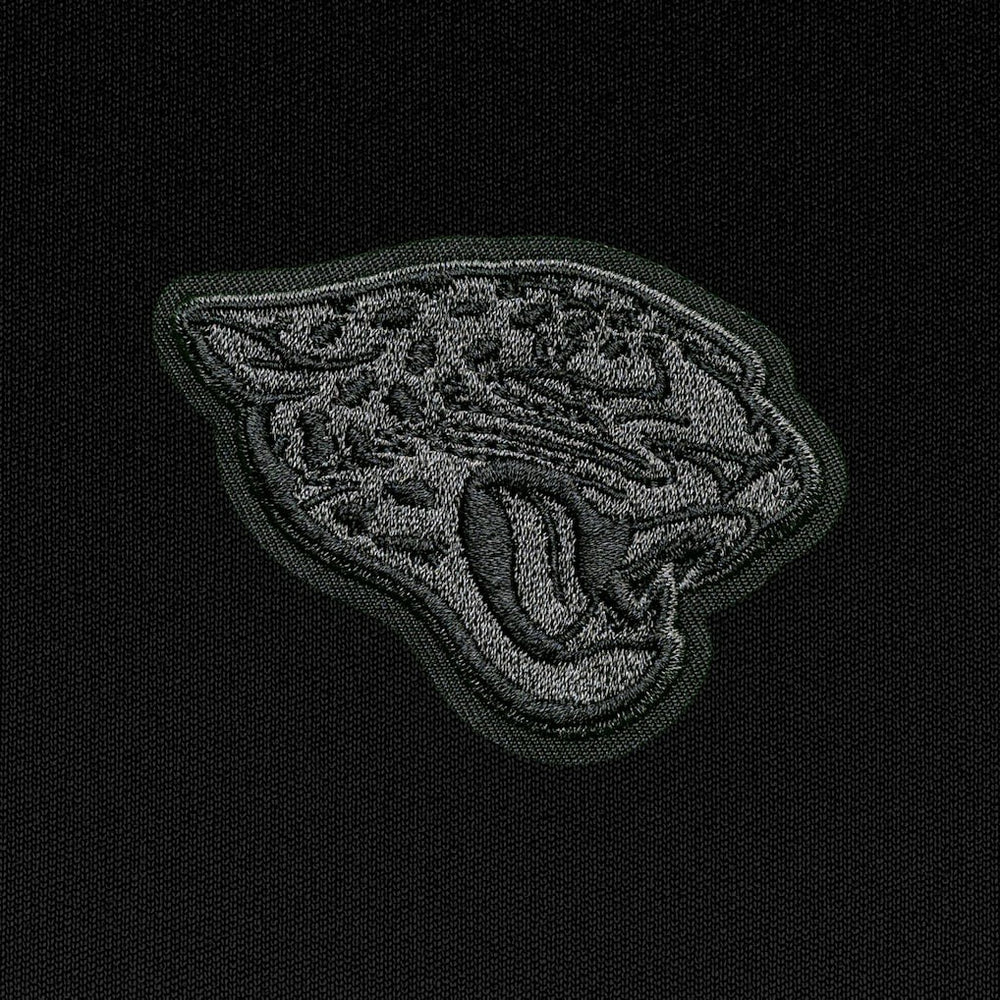 Jacksonville Jaguars Antigua Tonal Logo Tribute Quarter-Zip Pullover Top - Black online