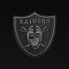 Las Vegas Raiders Antigua Tonal Logo Tribute Quarter-Zip Pullover Top - Black outlet