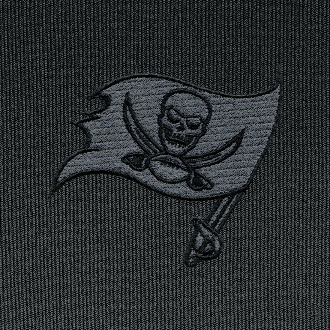 Tampa Bay Buccaneers Antigua Tonal Logo Tribute Quarter-Zip Pullover Top - Charcoal for sale