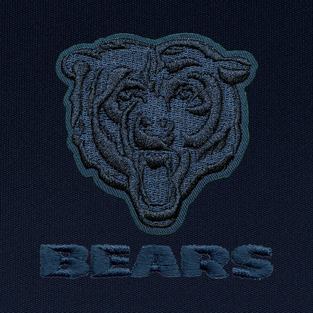 Chicago Bears Antigua Tonal Logo Victory Full-Zip Hoodie - Navy sale
