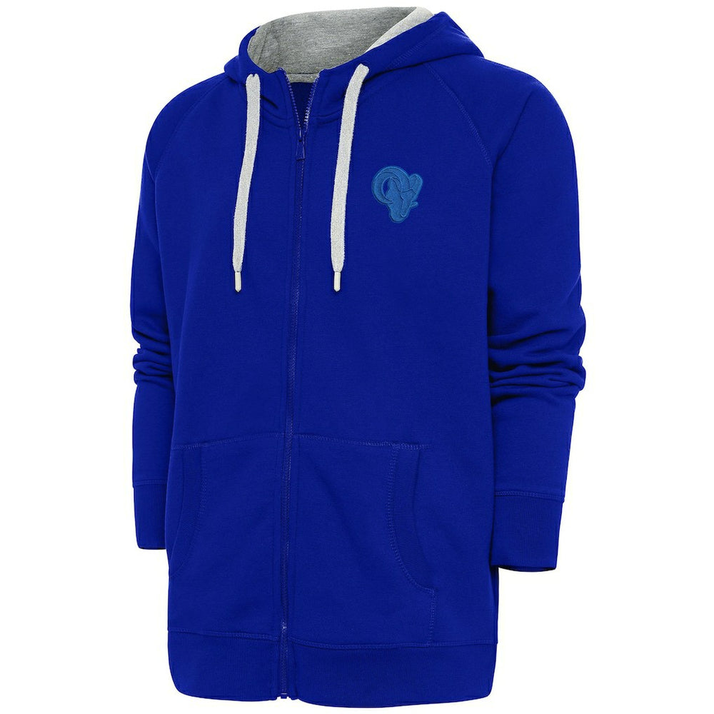 Los Angeles Rams Antigua Tonal Logo Victory Full-Zip Hoodie - Royal for sale