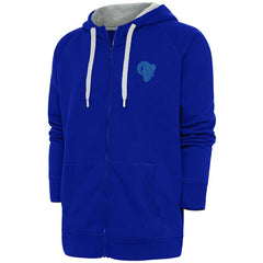 Los Angeles Rams Antigua Tonal Logo Victory Full-Zip Hoodie - Royal for sale