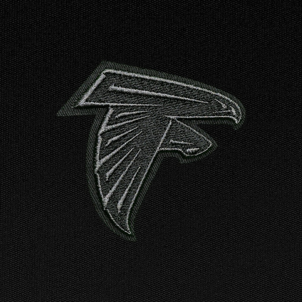 Atlanta Falcons Antigua Tonal Logo Victory Pullover Hoodie - Black outlet