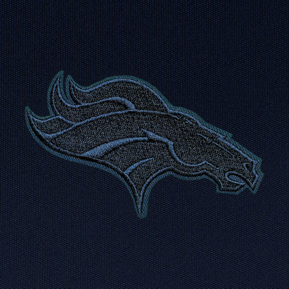 Denver Broncos Antigua Tonal Logo Victory Pullover Hoodie - Navy cheap