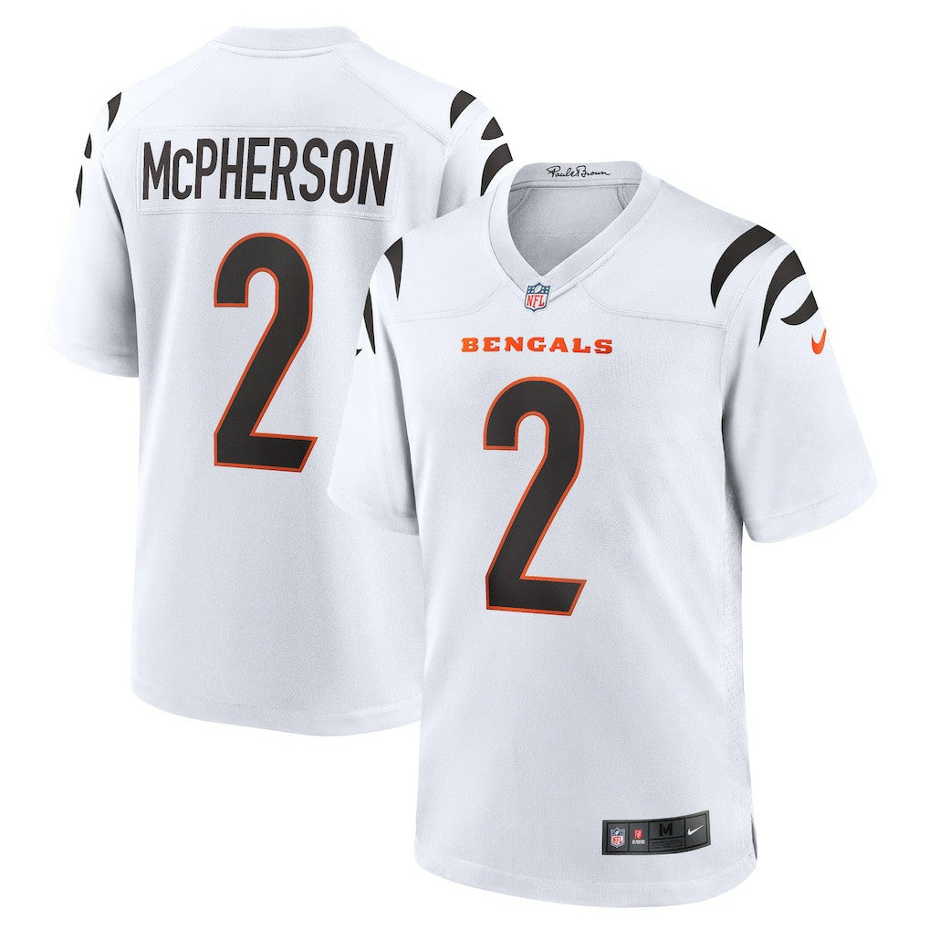 Evan McPherson Cincinnati Bengals Game Player Jersey - White for sale