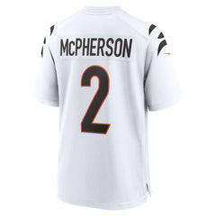 Evan McPherson Cincinnati Bengals Game Player Jersey - White for sale