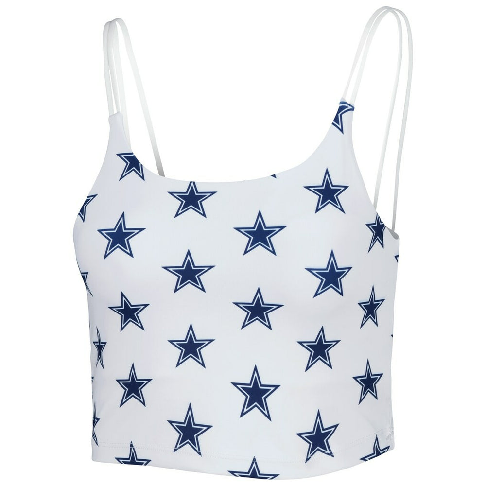 Dallas Cowboys Women's Countess Allover Print Sleeveless Cami Tank Top - White on sale