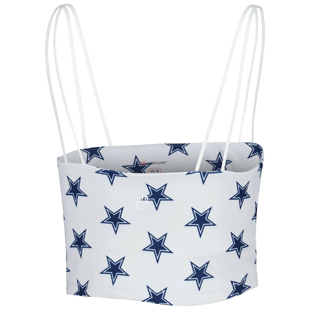 Dallas Cowboys Women's Countess Allover Print Sleeveless Cami Tank Top - White on sale