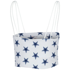 Dallas Cowboys Women's Countess Allover Print Sleeveless Cami Tank Top - White on sale