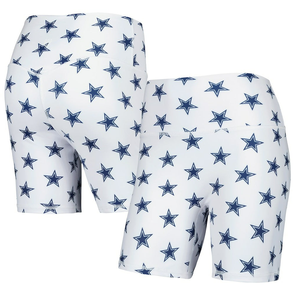 Dallas Cowboys Women's Allover Print Biker Shorts - White online