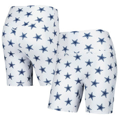 Dallas Cowboys Women's Allover Print Biker Shorts - White online